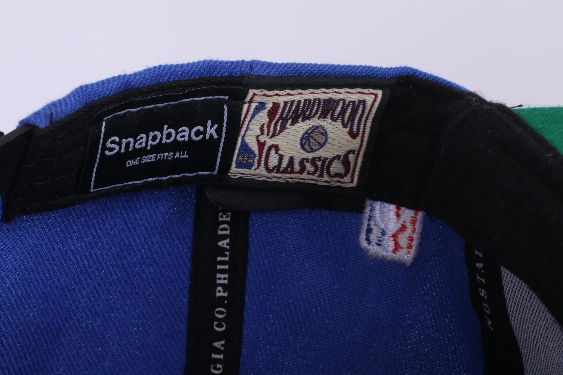 Mitchell &amp; Ness Casquette Homme NBA New York Knicks Chapeau Bleu Snapback