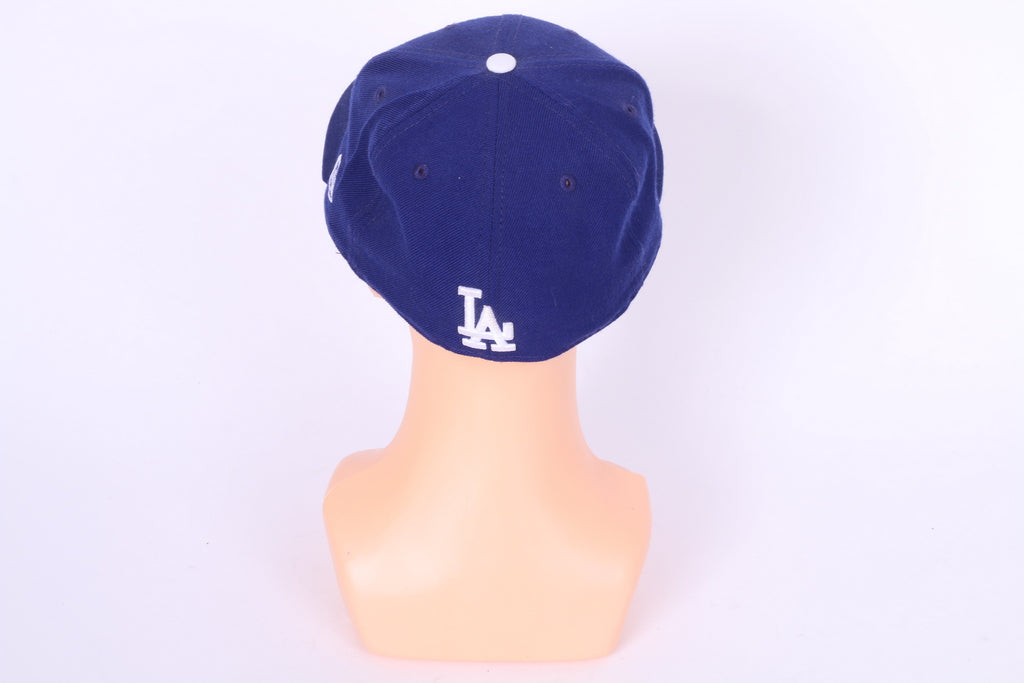 Casquette de baseball New Era 59 Fifty 7 pour hommes en laine bleue La Dodgers