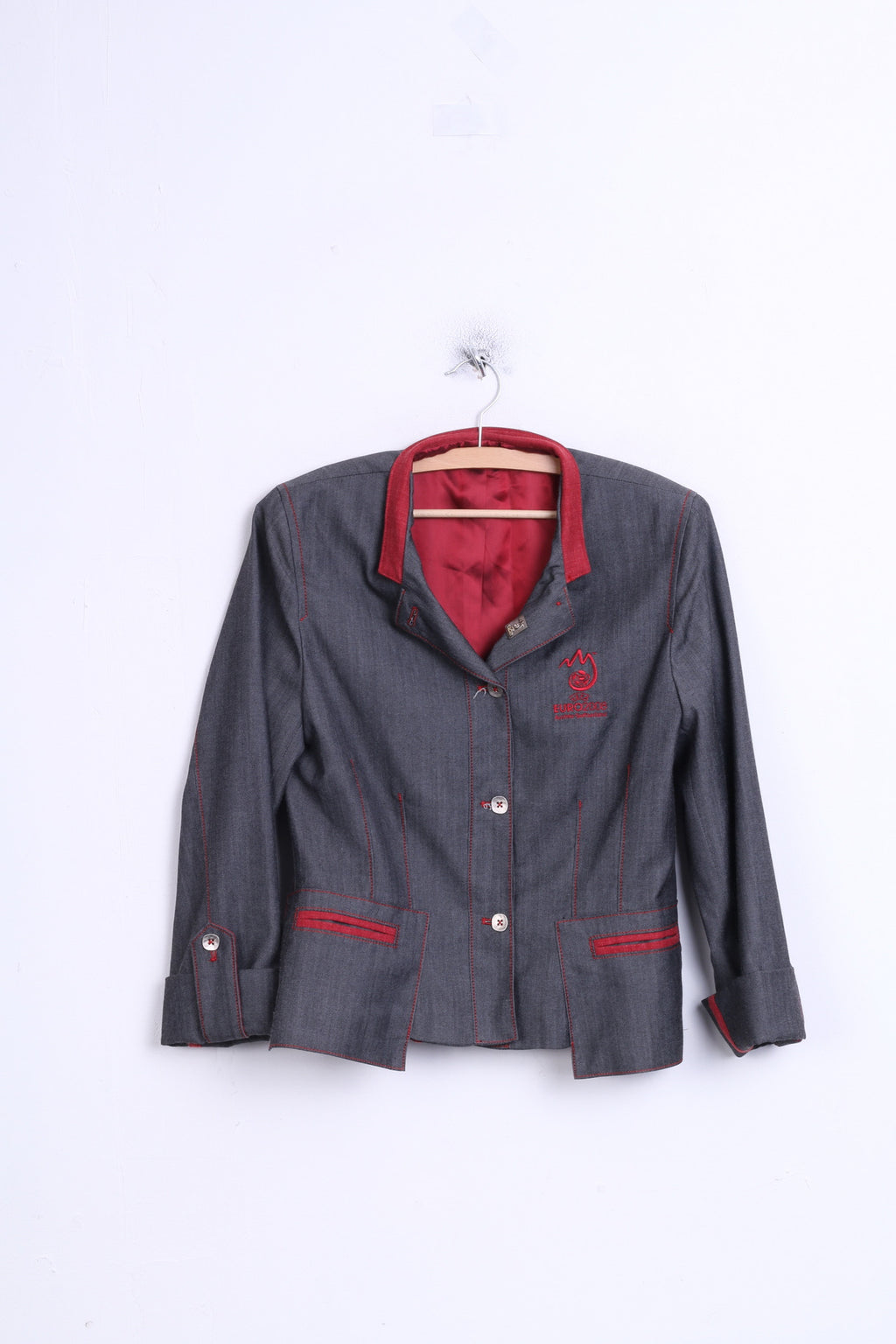 ISILDA PELICANO Veste Blazer Femme 36 S Gris Euro 2008 Autriche Suisse