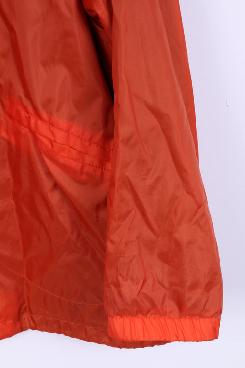Authentic Style Hommes M Veste Nylon Imperméable Nylon Orange