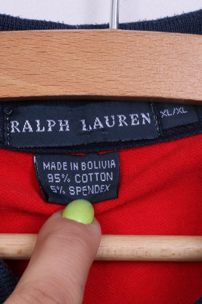 Ralph Lauren Polo à manches courtes en coton bleu marine pour garçon XL 12-14 ans