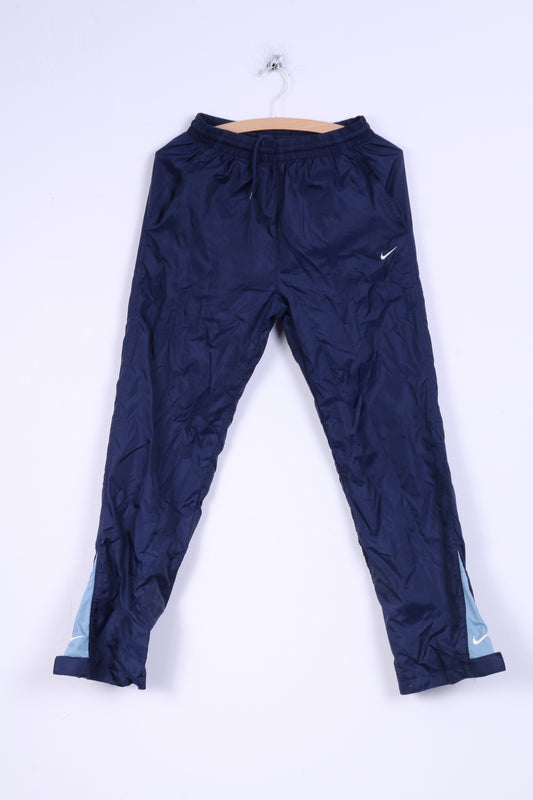 Nike Ragazzi L 152- 158 Pantaloni Fondo Tuta Blu Pantaloni Sportivi