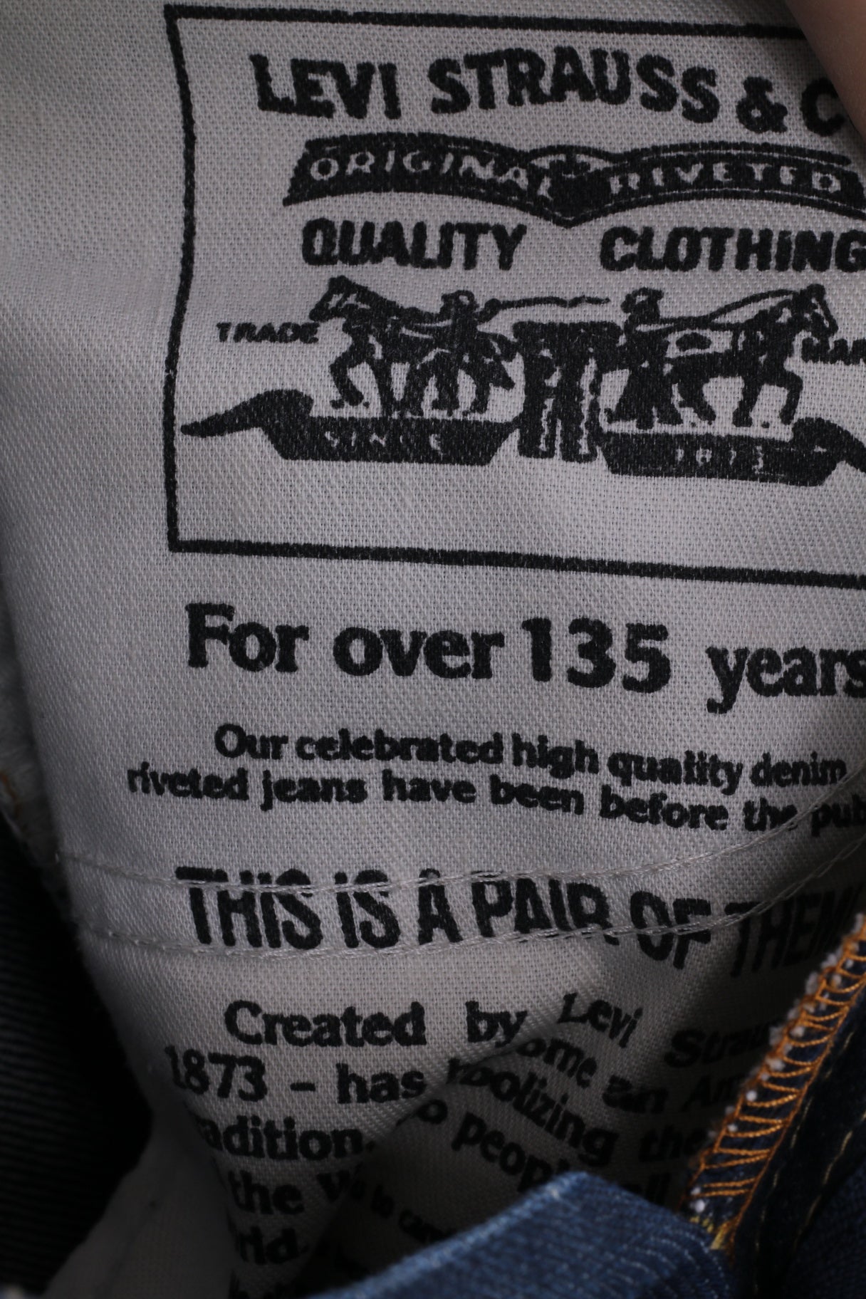 Pantaloni Levi's 506 da donna W29 L32 Jeans blu scuro Pantaloni regolari standard in denim