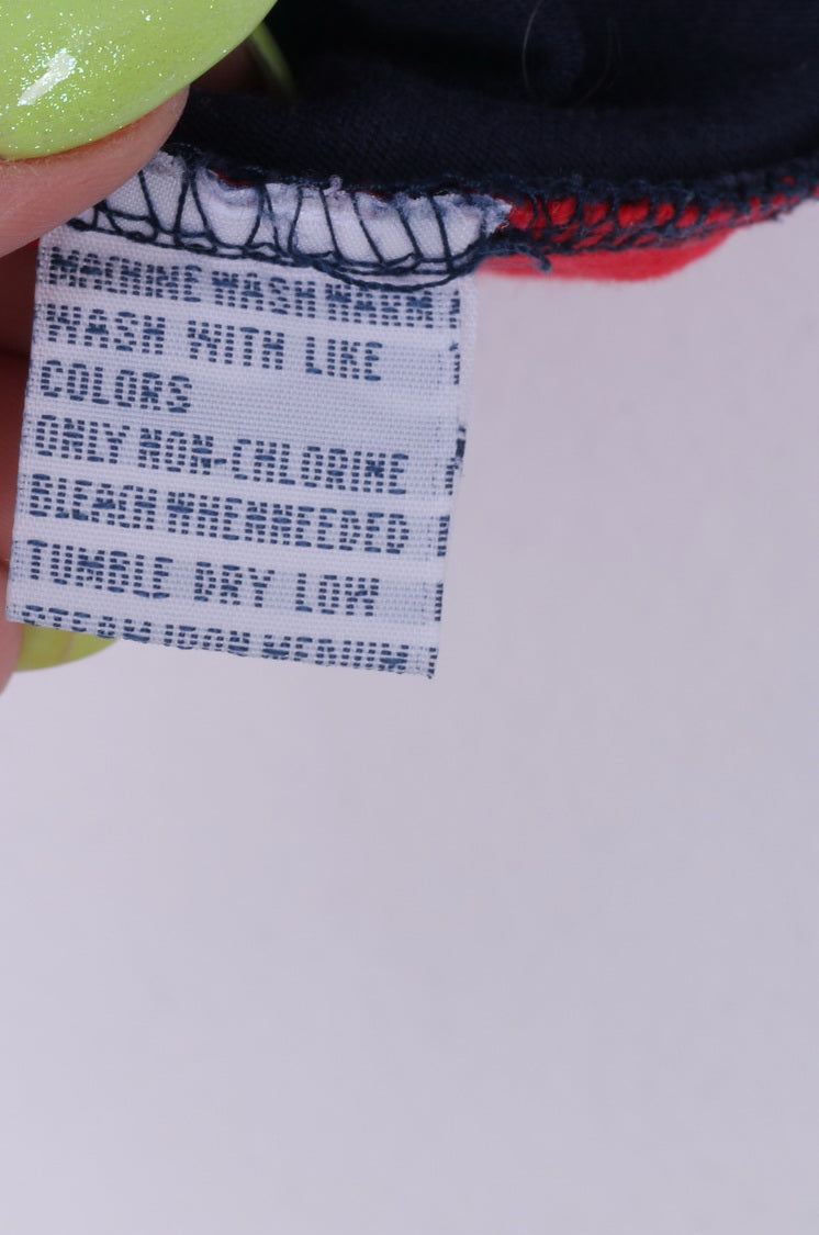 Polo Ralph Lauren da ragazzo XL 12-14 anni Top a maniche corte in cotone blu scuro