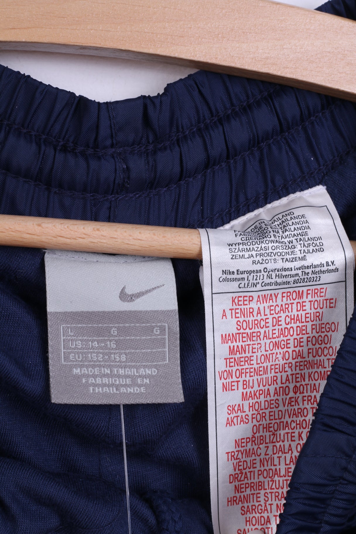 Nike Garçons L 152- 158 Pantalon Bas Survêtement Marine Pantalon Sport