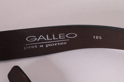 Galleo pret a porter Mens 105 Belt Brown Leather Classic