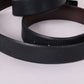 PETEK Mens 120 Leather Belt Black Classic Made in Italy 41" Waist