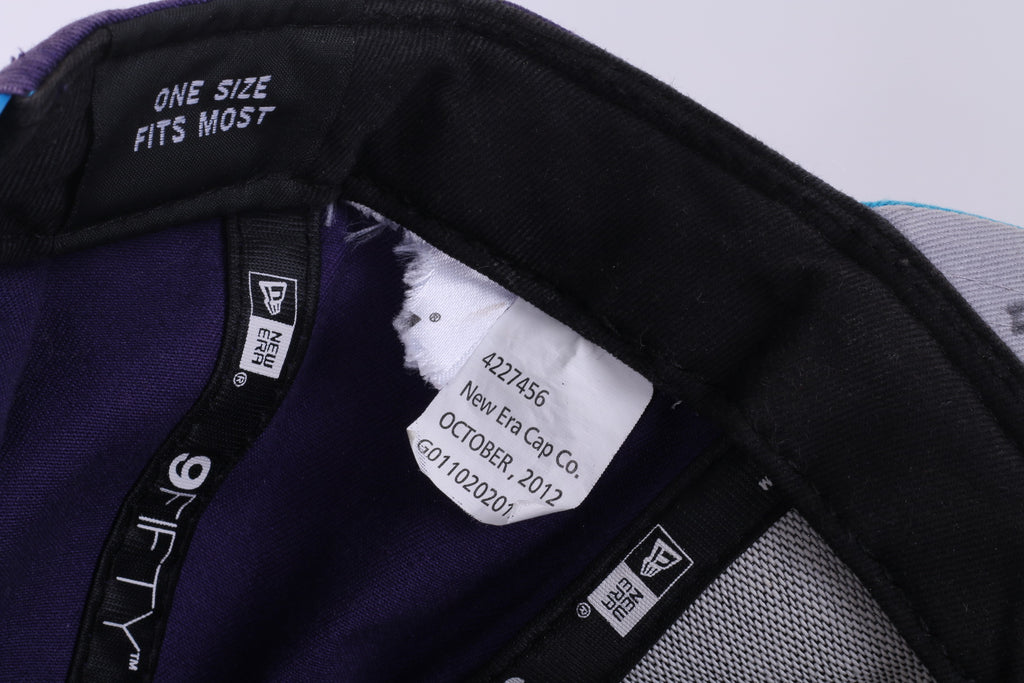 New Era 9 Fifty Mens One Size Cap DC Shoe Baseball Hat Purple Signed Snapback