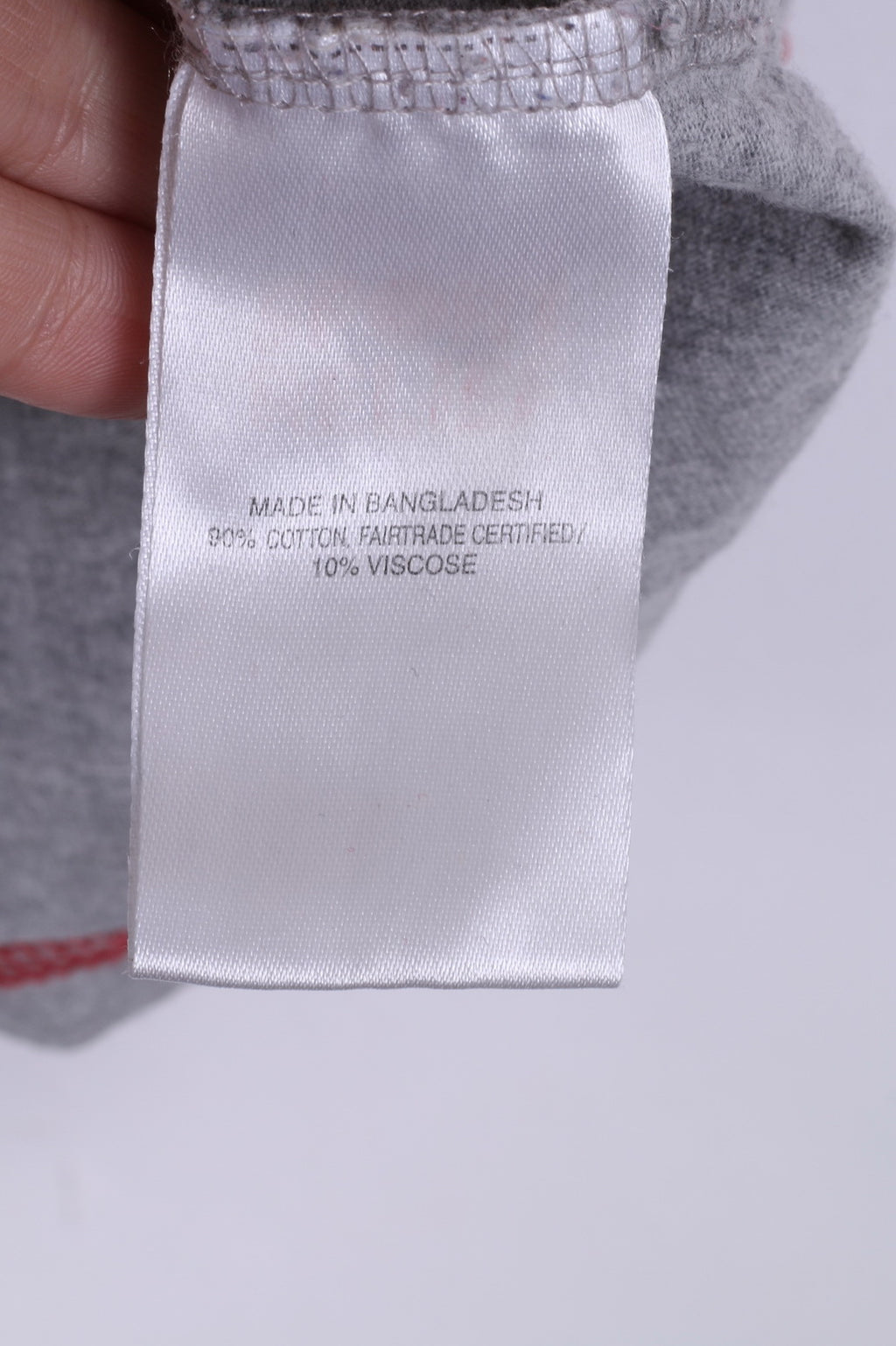 Sport Relief 2012 Chemise graphique XL à manches raglan pour homme en coton gris