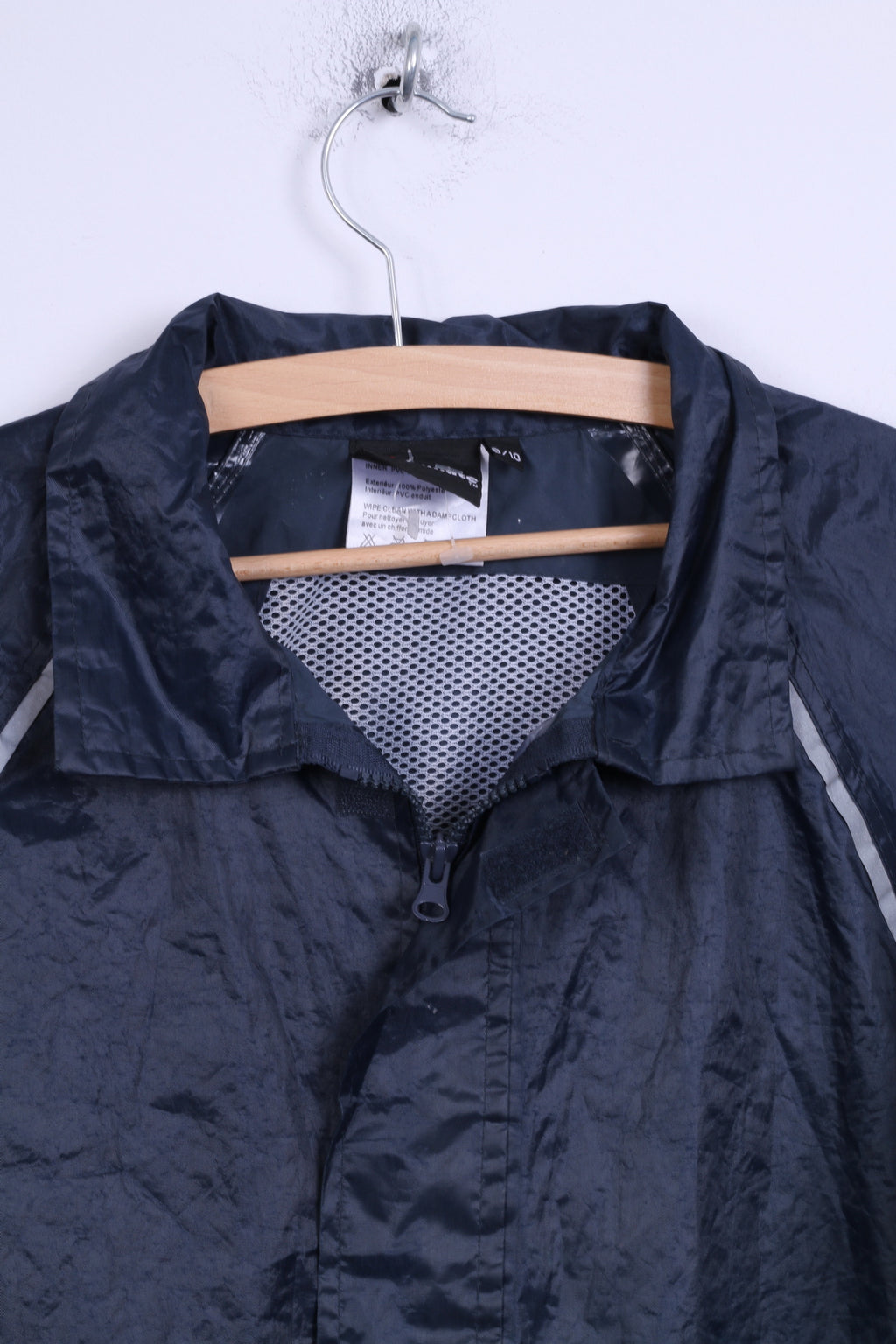 ProClimate Boys 9 / 10 Age Rain Jacket Navy Full Zipper Lightweight Top
