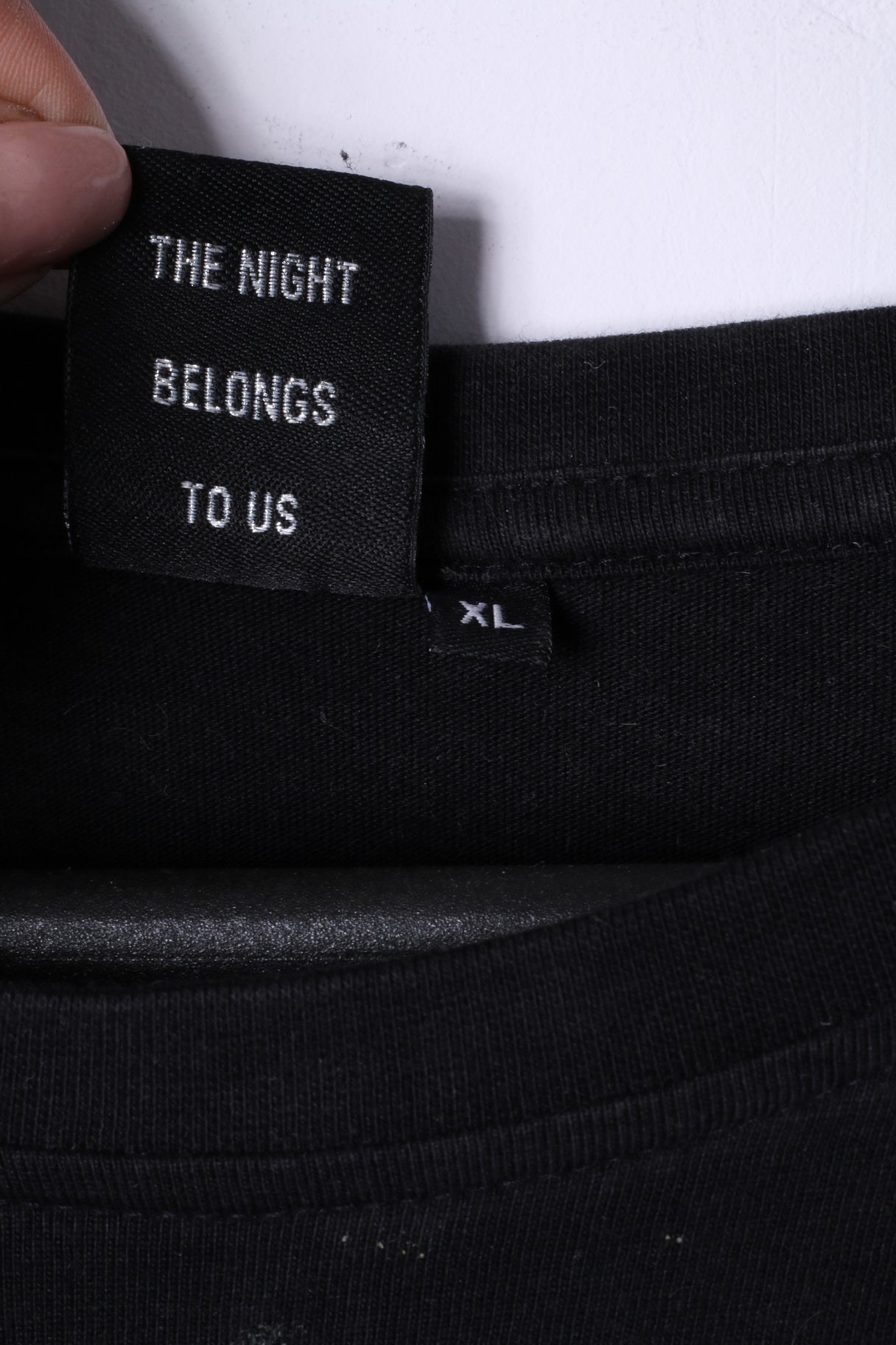 Coolcat T-shirt XL pour homme en coton noir graphique Sanda avec nez brillant