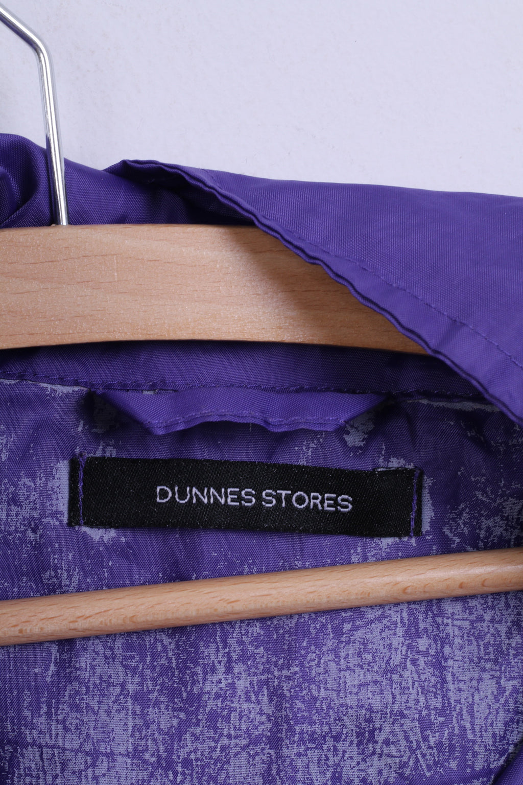 Dunnes Stores Veste S pour femme Violet Coupe-vent Capuche Haut léger