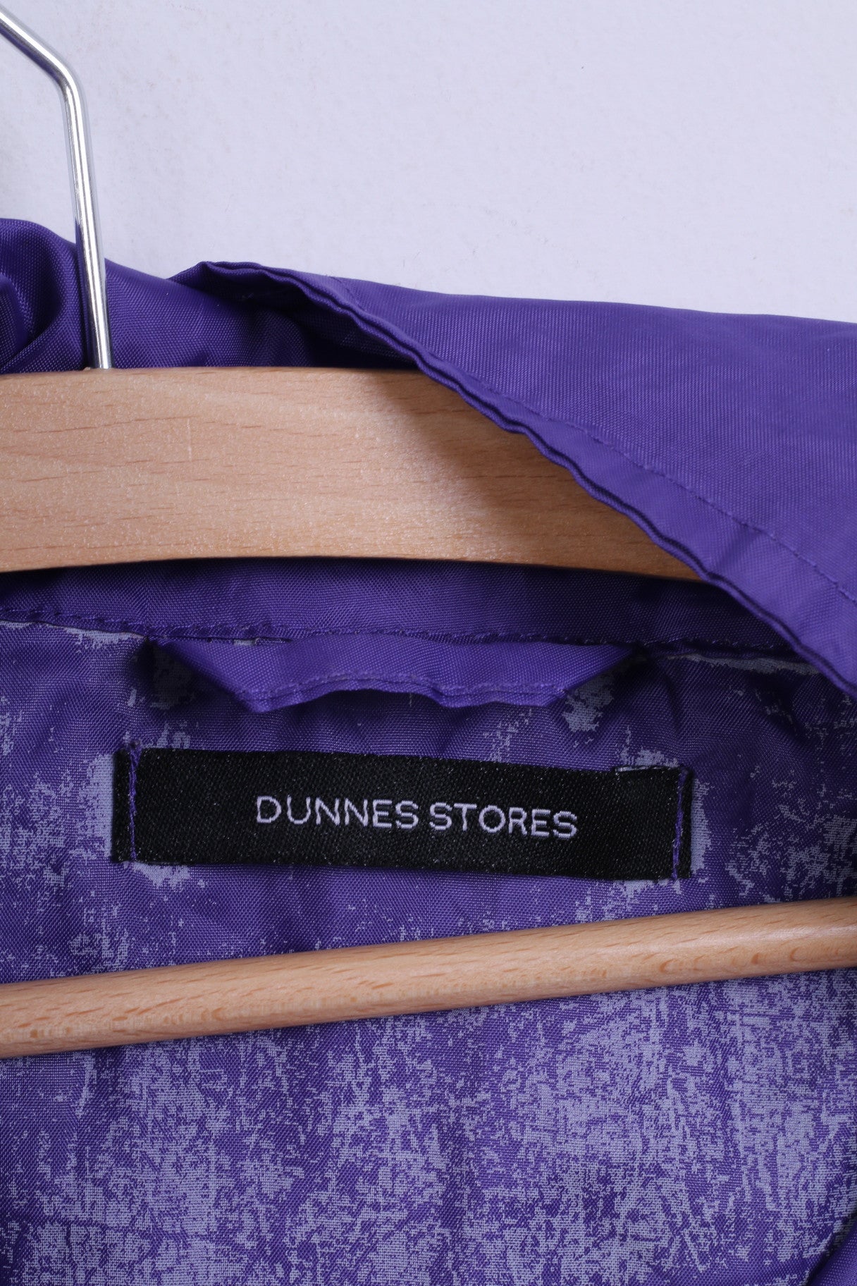 Dunnes Stores Veste S pour femme Violet Coupe-vent Capuche Haut léger
