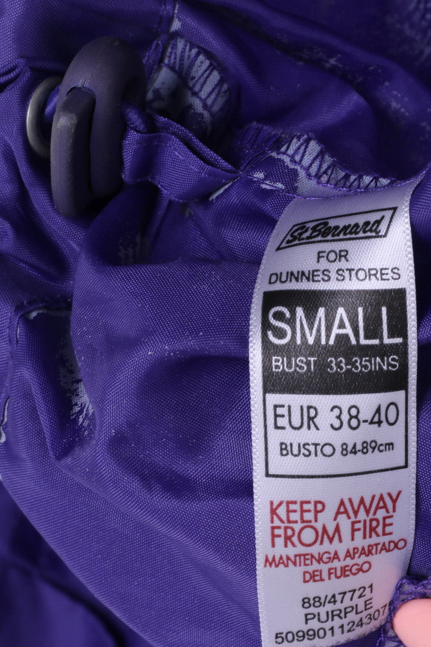 Dunnes Stores Veste S pour femme Violet Coupe-vent Capuche Haut léger