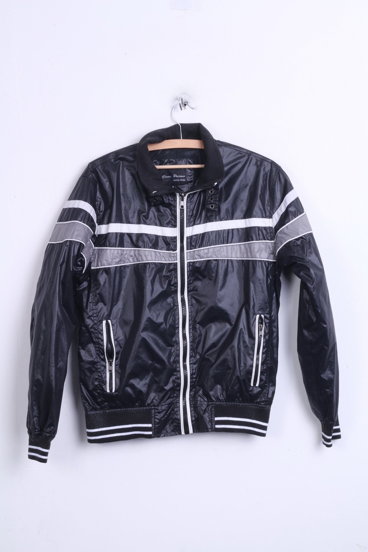 Coma Prima Womens M Jacket Black Sport Swedish Design - RetrospectClothes