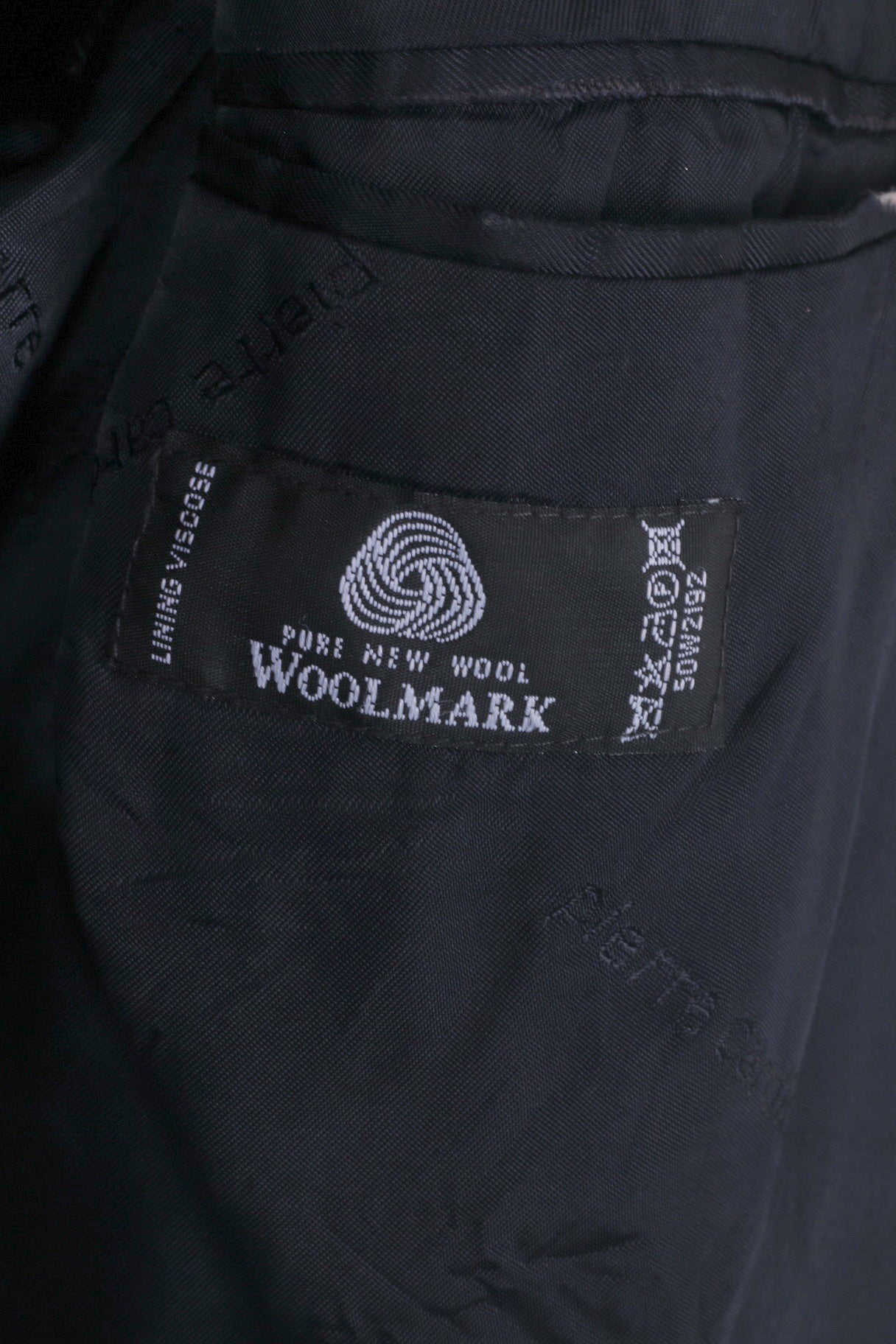 Pierre Cardin Veste Blazer 40 S Homme Marine Collection Classique Double Boutonnage Laine 