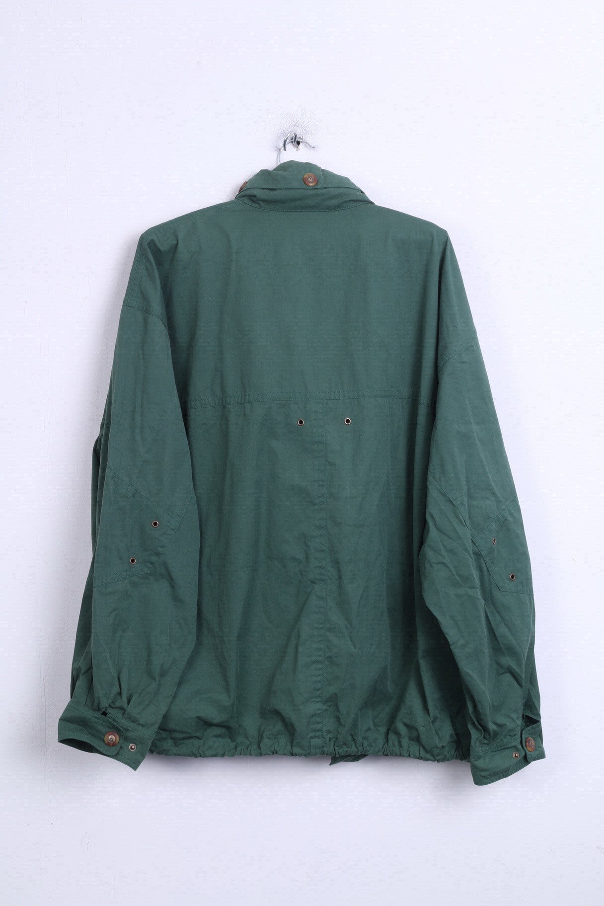 Vintage Mens XL Jacket Hood Green Parka - RetrospectClothes