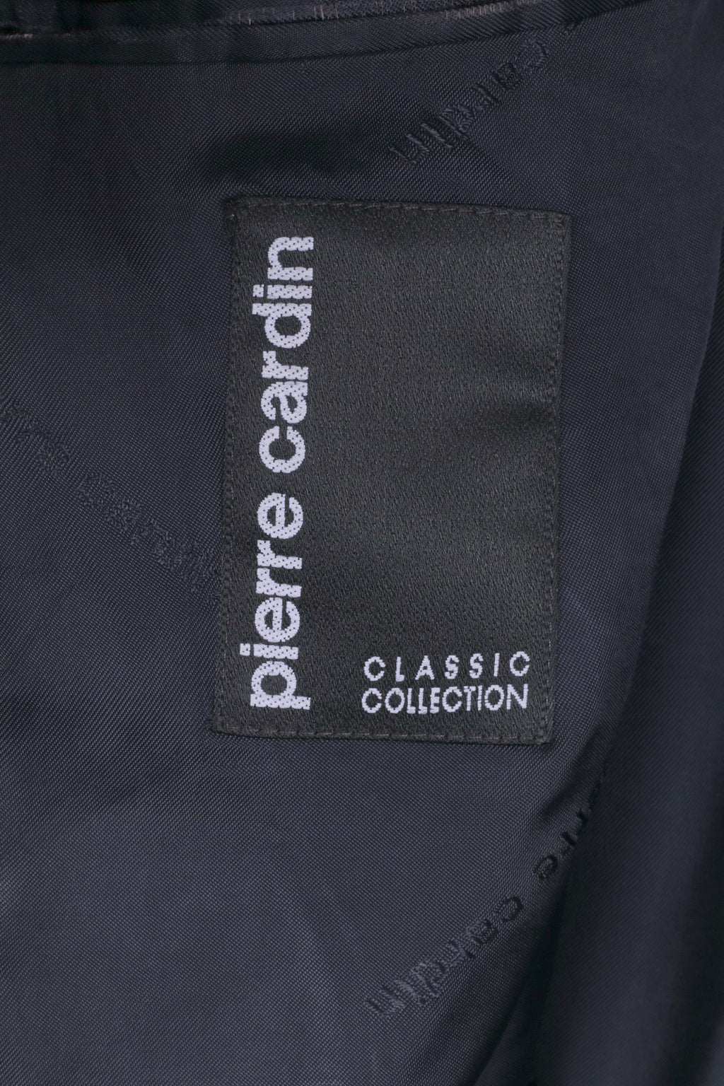 Giacca blazer da uomo anni '40 Pierre Cardin Collezione classica blu scuro Lana doppio petto 