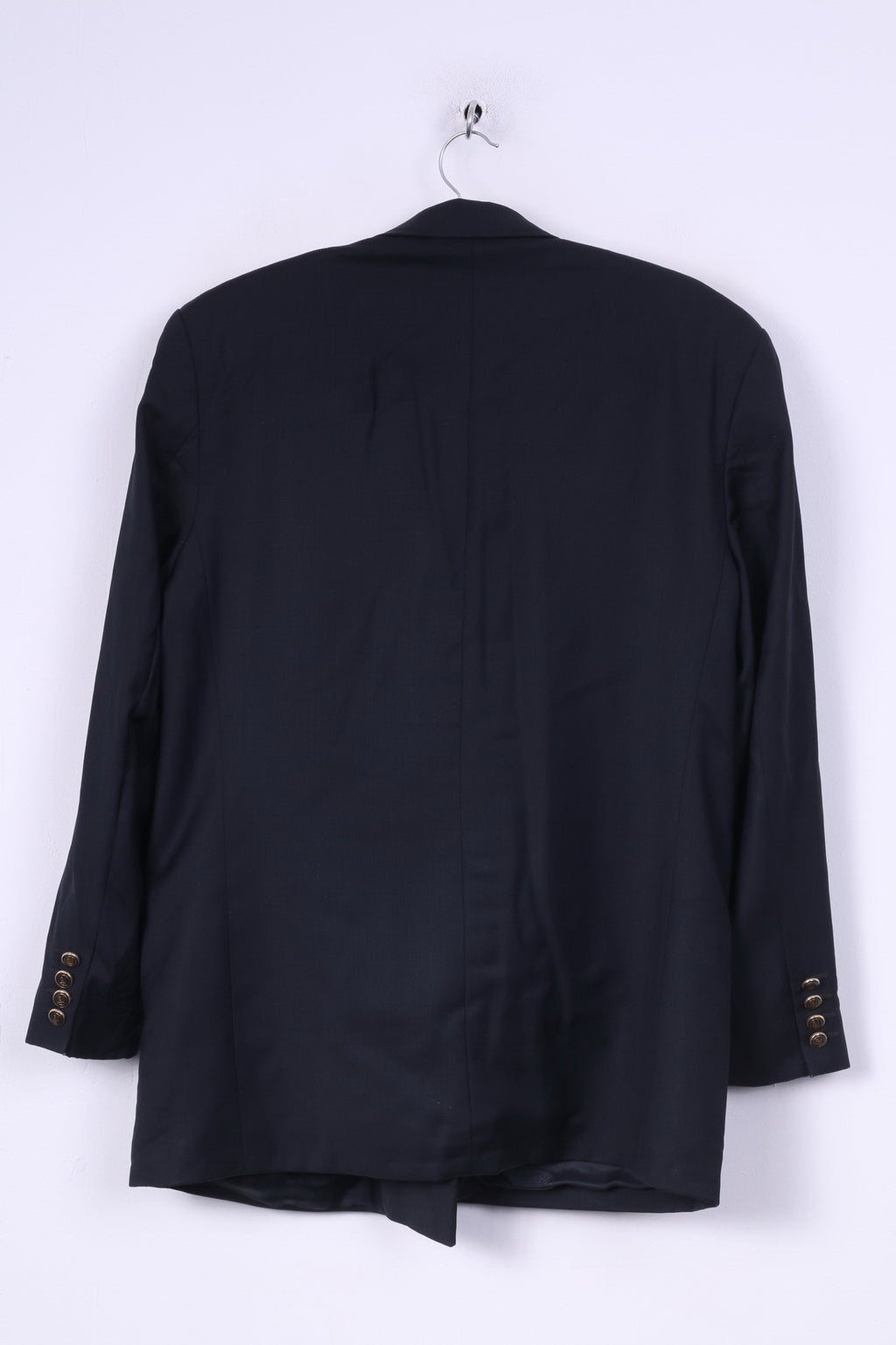 Giacca blazer da uomo anni '40 Pierre Cardin Collezione classica blu scuro Lana doppio petto 