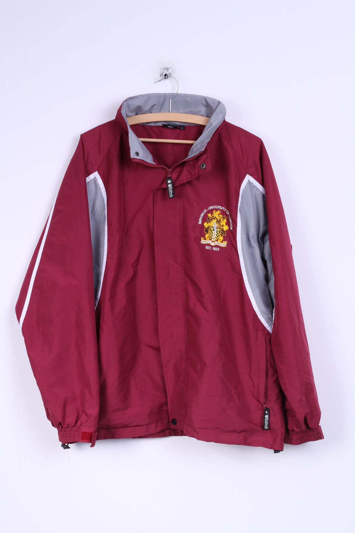 Brikbeck University of London Veste M pour Homme Hidden Maroon Sport Football