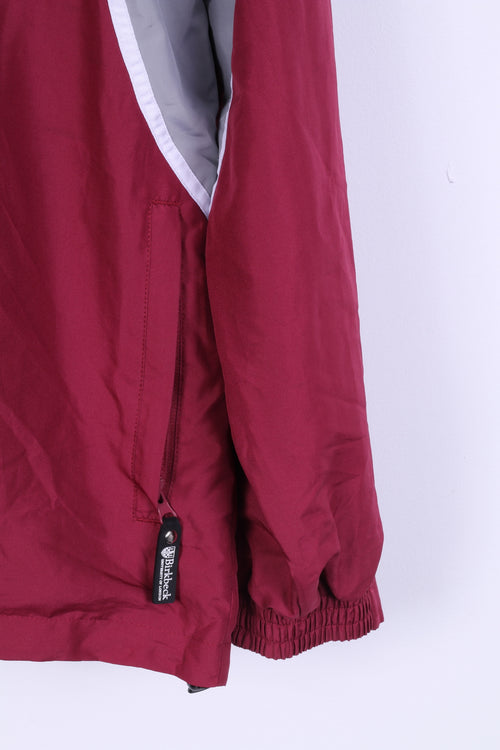 Brikbeck University of London Veste M pour Homme Hidden Maroon Sport Football