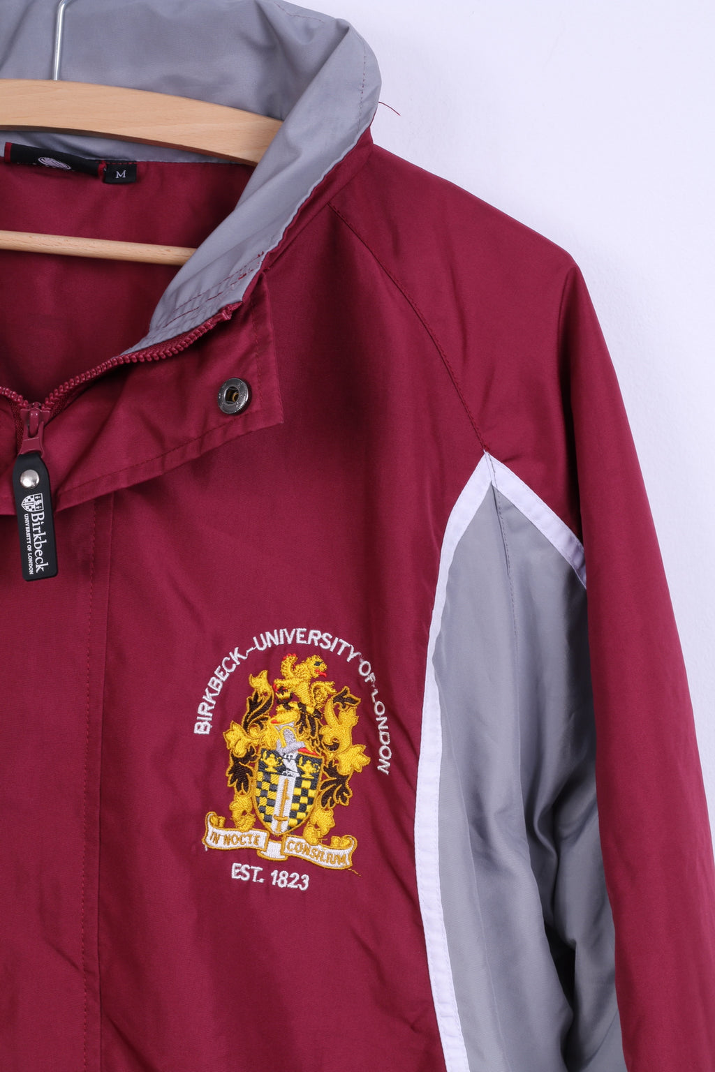 Brikbeck University of London Veste M pour Homme Hidden Maroon Sport Football