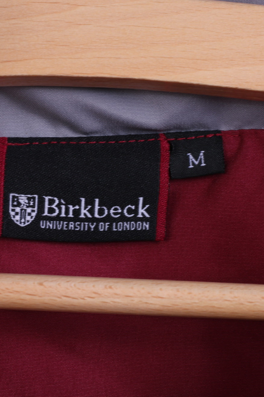 Brikbeck University of London Mens M Jacket Hidden Maroon Sport Football