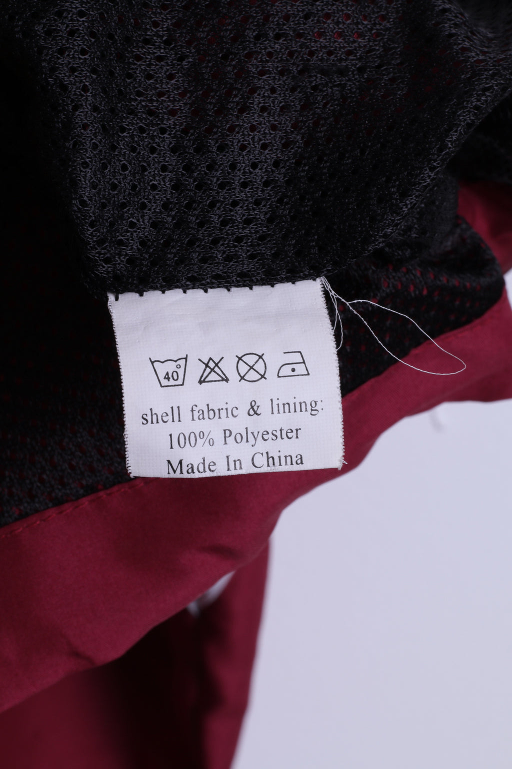 Brikbeck University of London Veste M pour Homme Hidden Maroon Sport Football