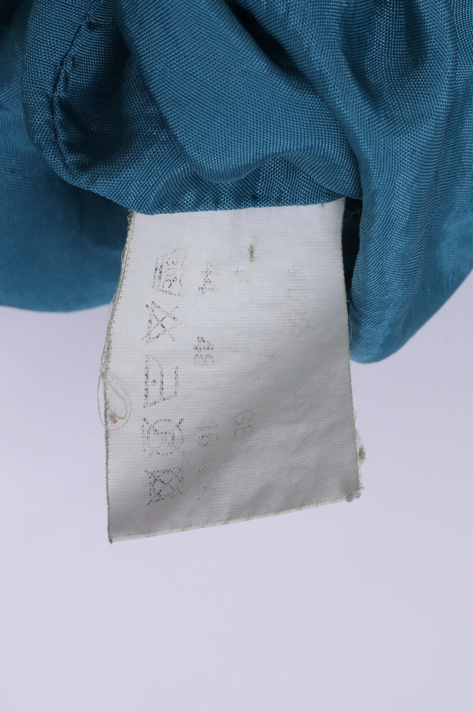 Gil Bret Womens 16 XL Long Jacket Lightweight Cotton Nylon Full Zipper Beige/Green Shoulder Pads Vintage