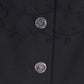 Mode aus Salzburg by h.mosser Womens 42 Blazer Jacket Black Single Breasted Vintage