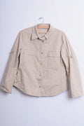 Gerry Weber Womens 38 M Casual Shirt Outdoor Cotton Top Beige - RetrospectClothes