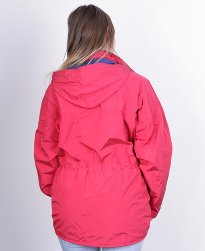 Karrimor Western Isles Womens 12 M/L Jacket Gore-Tex Hood Red Waterproof - RetrospectClothes