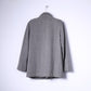 Diesel Mens 3 M Jacket Grey Herringbone Wool Blend Double Breasted Coat