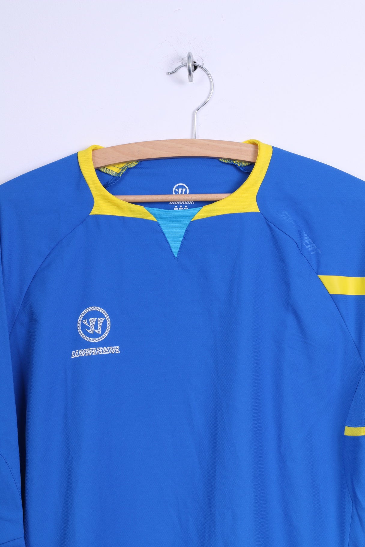 Warrior Veste M pour homme Bleu Football Superheat Training Haut léger