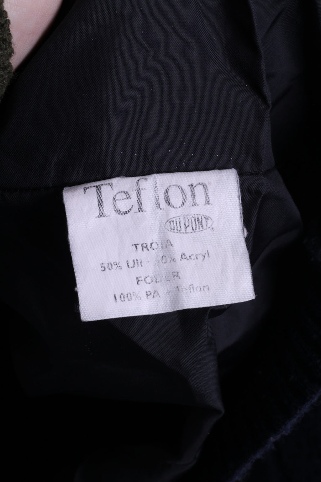 Navy Mens M Jumper Sweater Zip Neck Marine Jacket Striped Wool - RetrospectClothes