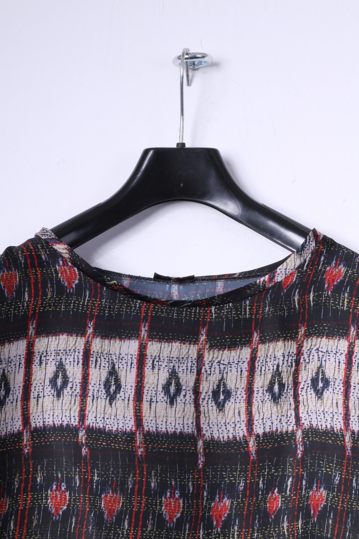 Maliparmi femmes 42 S chemise multicolore Boho mince matière Satin italie haut