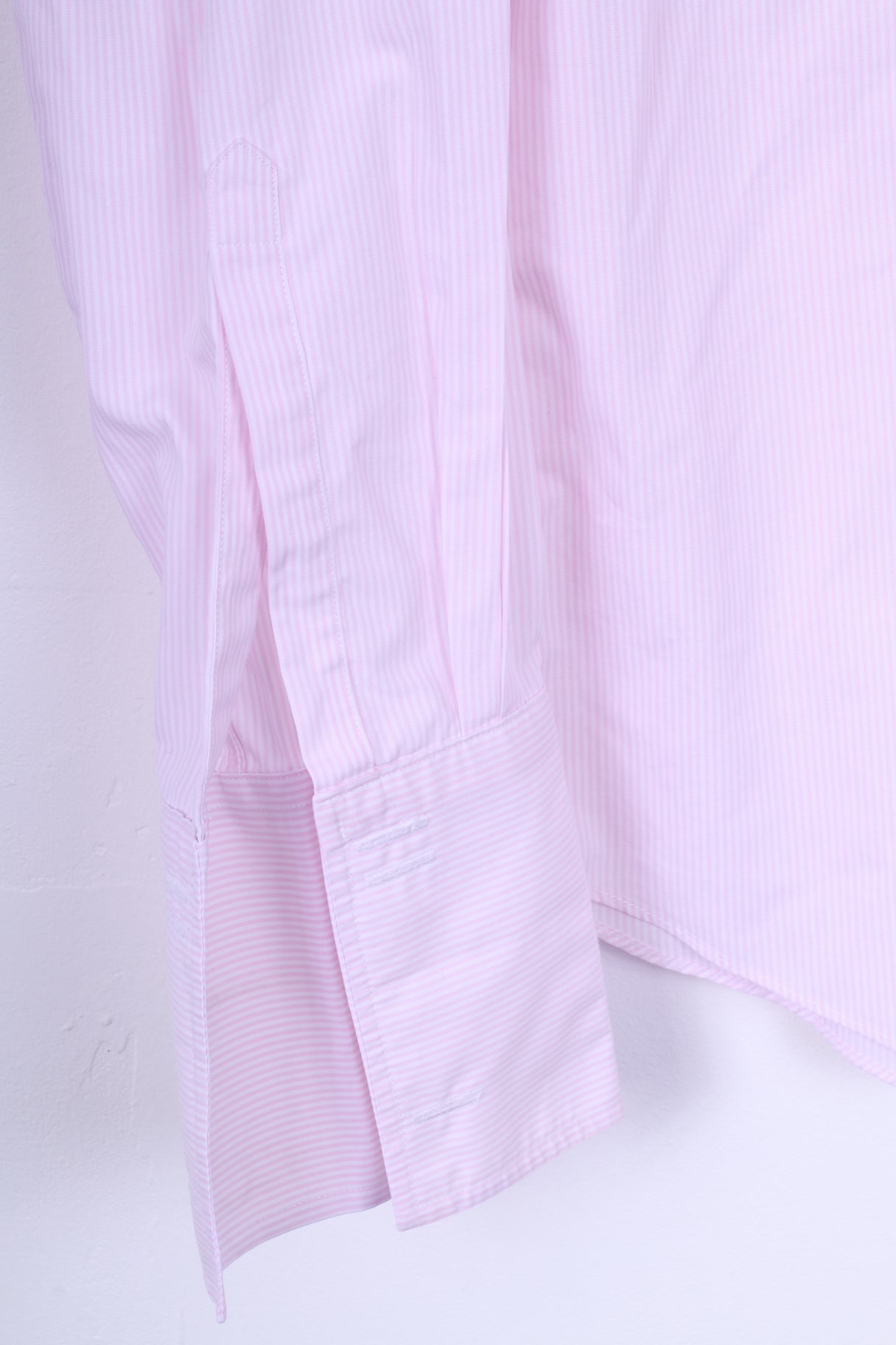 Camicia formale da uomo Charles Tyrwhitt 16 41 L Gemelli in cotone a righe bianche