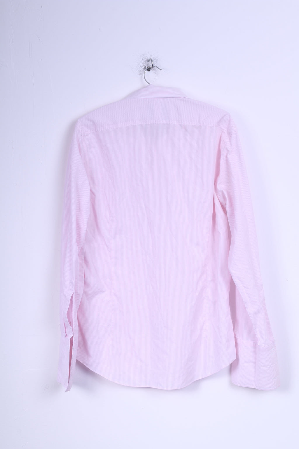 Camicia formale da uomo Charles Tyrwhitt 16 41 L Gemelli in cotone a righe bianche