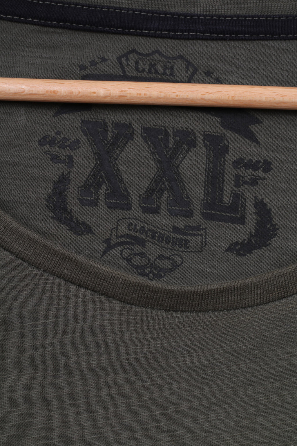 C&amp;A Clockhouse T-Shirt XXL Homme Vert Coton Graphic Win Or Lose Top 