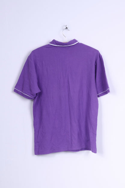 Penguin Polo M Homme Violet Coton Coupe Slim Stretch Top