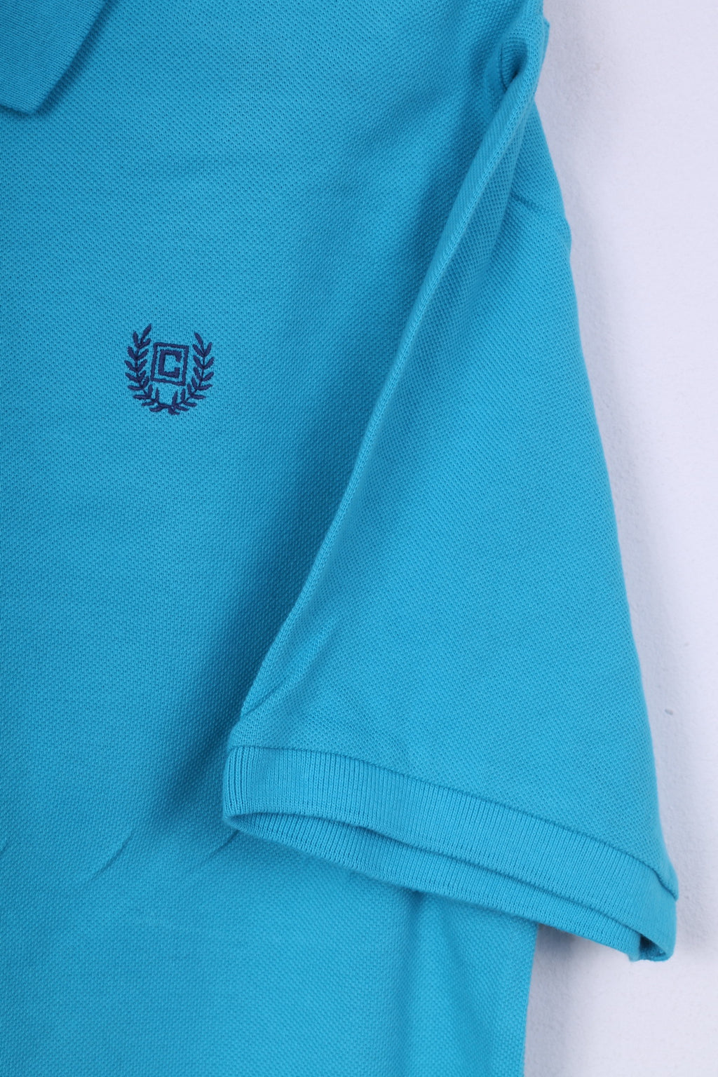 Polo Chaps Youth XL (18-20) Blu a maniche corte in cotone estivo 
