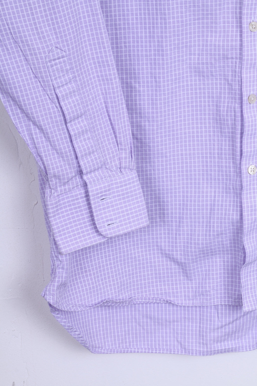 Charles Tyrwhitt Camicia casual da uomo 16.5/34 Cotone lilla Jermyn Street London
