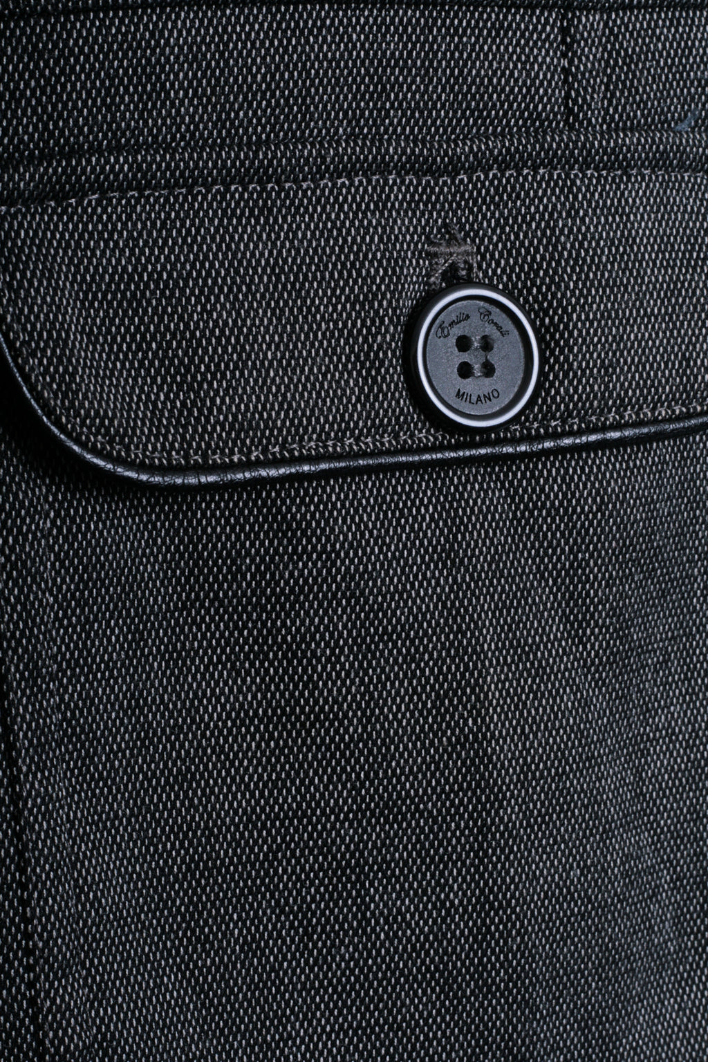 Emilio Corali Womens 42 L Jacket Grey Blazer Milano Single Breasted - RetrospectClothes