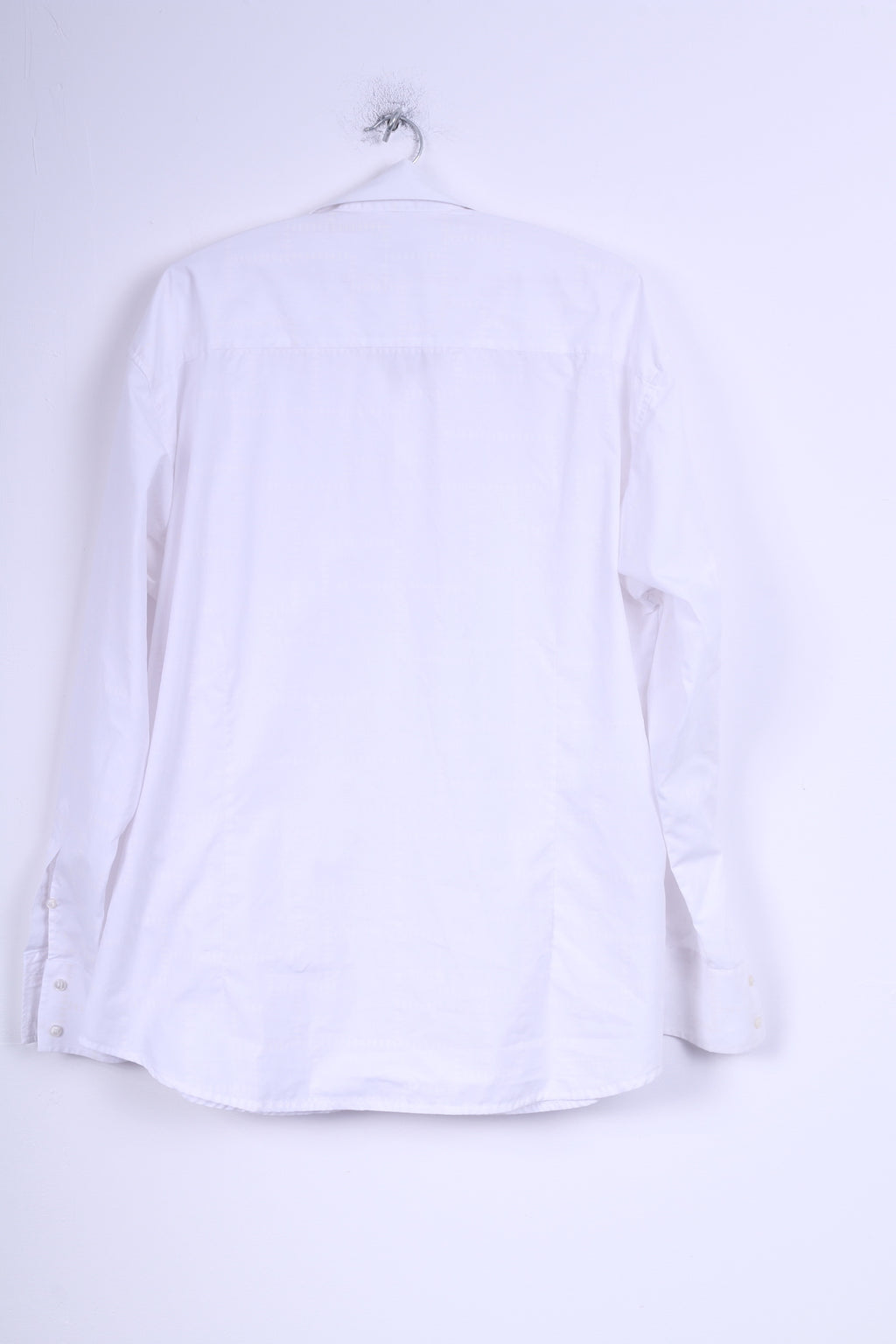 Stonebridge Mens XXL Casual Shirt White Long Sleeve Cotton