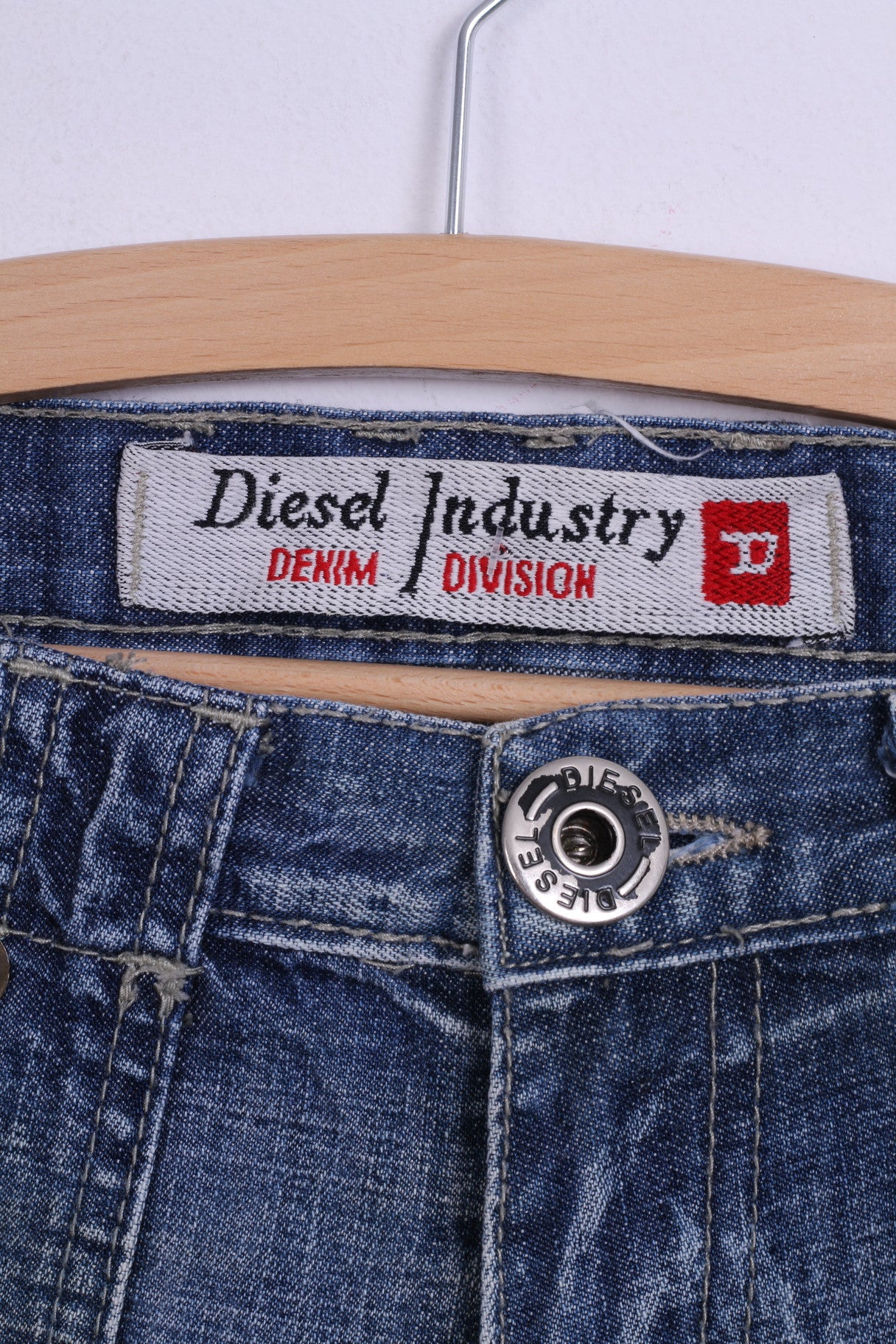 Diesel Industry Womens 29 Trousers Jeans Blue Denim Cotton Italy