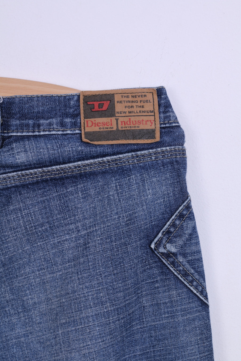 Diesel Industry Womens 29 Trousers Jeans Blue Denim Cotton Italy