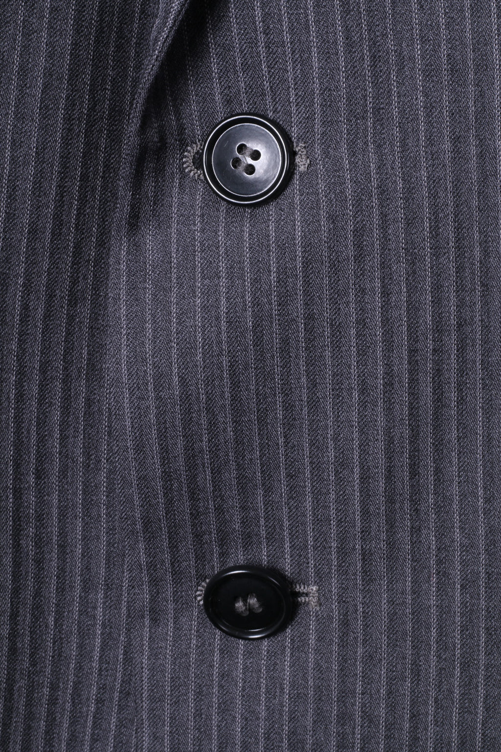 Jaeger Uomo 40R S Blazer Grigio a righe Myfair 100% lana giacca monopetto