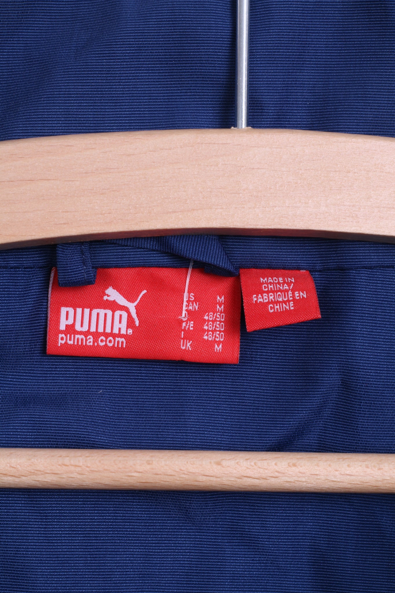 Puma Coventry City F.C. Mens M Nylon Jacket Zip Neck Navy Sport Top - RetrospectClothes