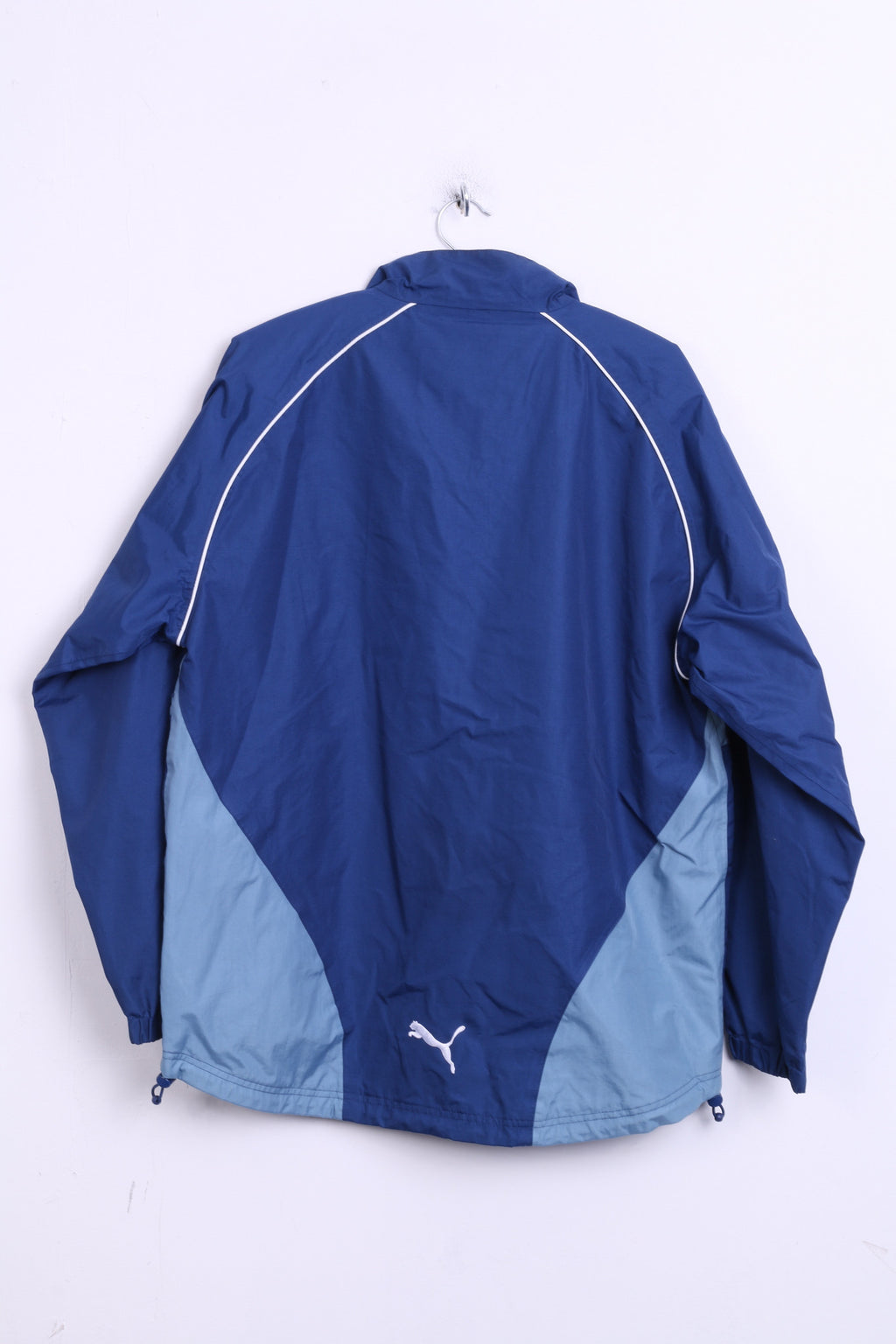 Puma Coventry City F.C. Mens M Nylon Jacket Zip Neck Navy Sport Top - RetrospectClothes