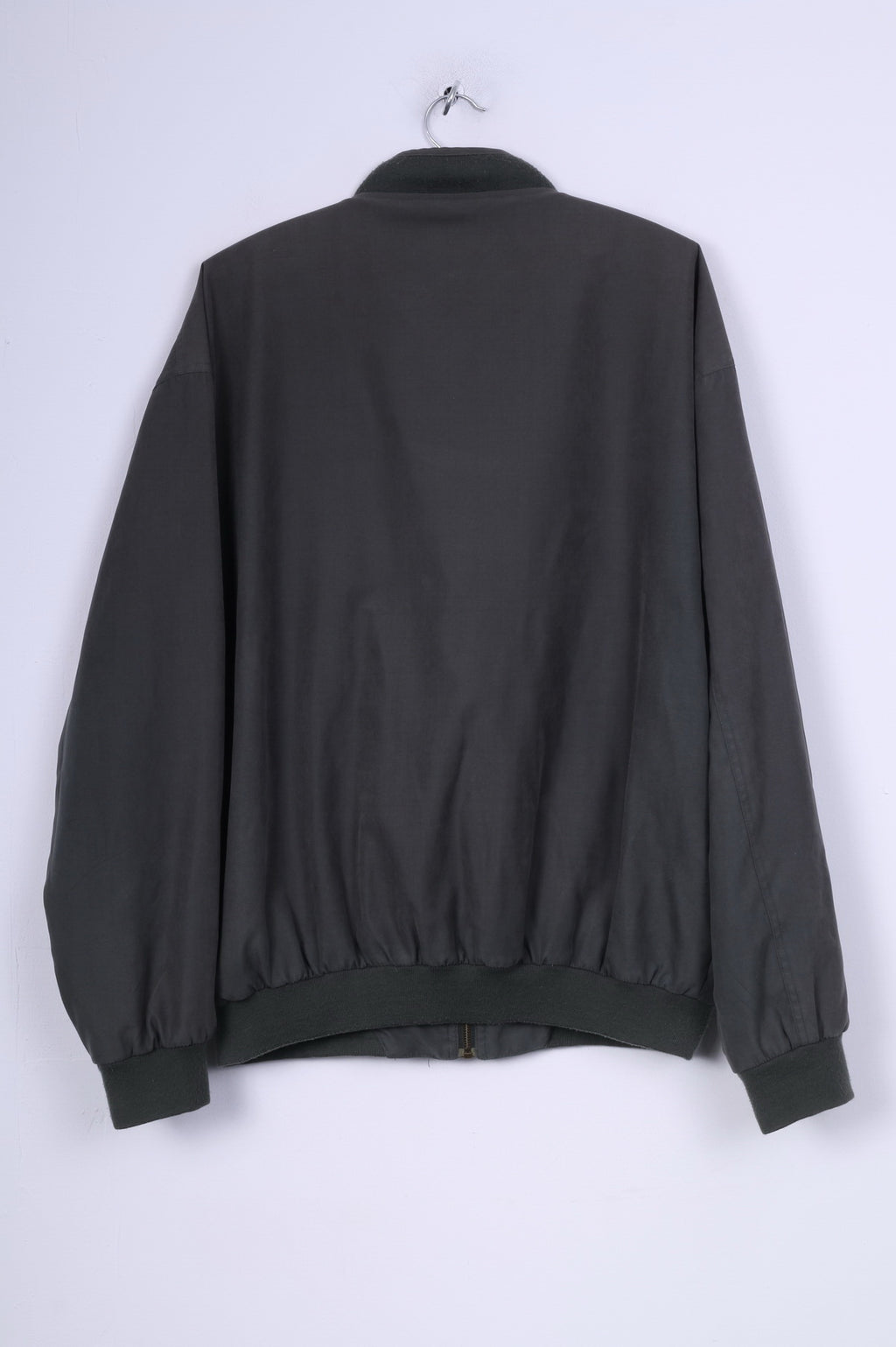 Mc.Gordon Mens L Bomber Jacket Green Full Zipper Vintage